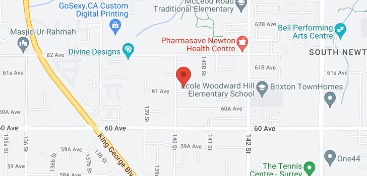 map of 14033 61 AVENUE